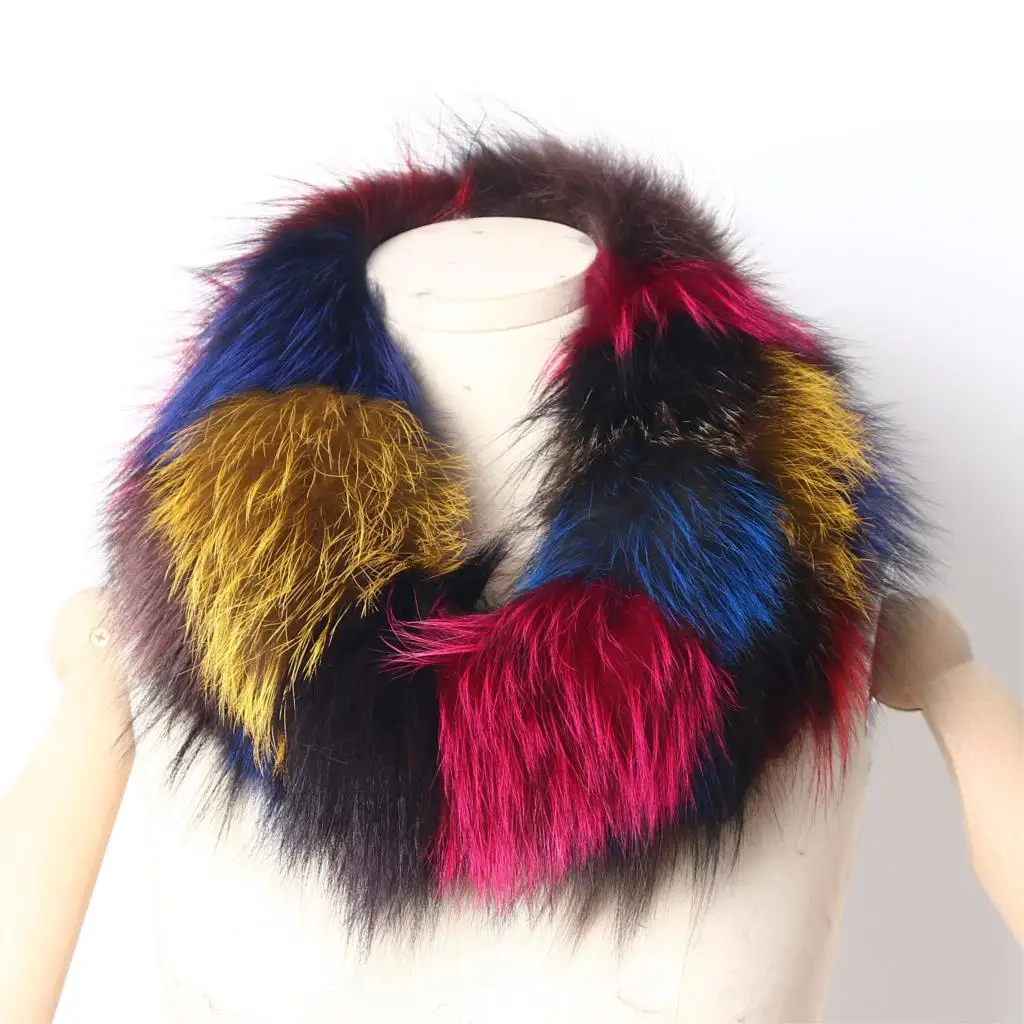 ZDFURS* популярный бренд, новинка, настоящий натуральный Лисий мех, шарфы для женщин, женский меховой шарф, кольцо, капюшон шарф-хомут, бесконечный шарф, шаль