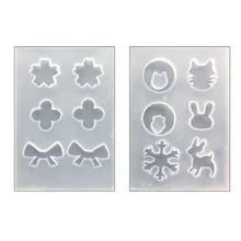 Домашняя кухонная форма для торта 1 шт. Мини DIY Прозрачная силиконовая форма для изготовления торта Форма для отлива ювелирных изделий инструмент для украшения жаропрочные Инструменты для выпечки