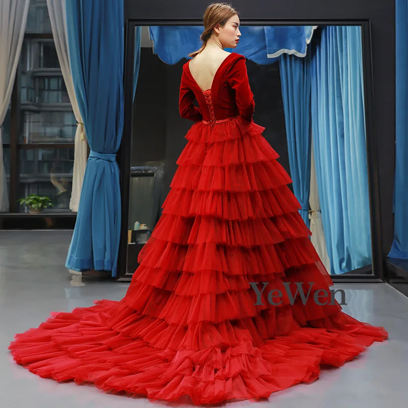 Красные вечерние платья, нарядные вечерние платья, вечерние платья Vestidos De Noche Largos Elegantes De Fiesta, вечернее платье YM20251