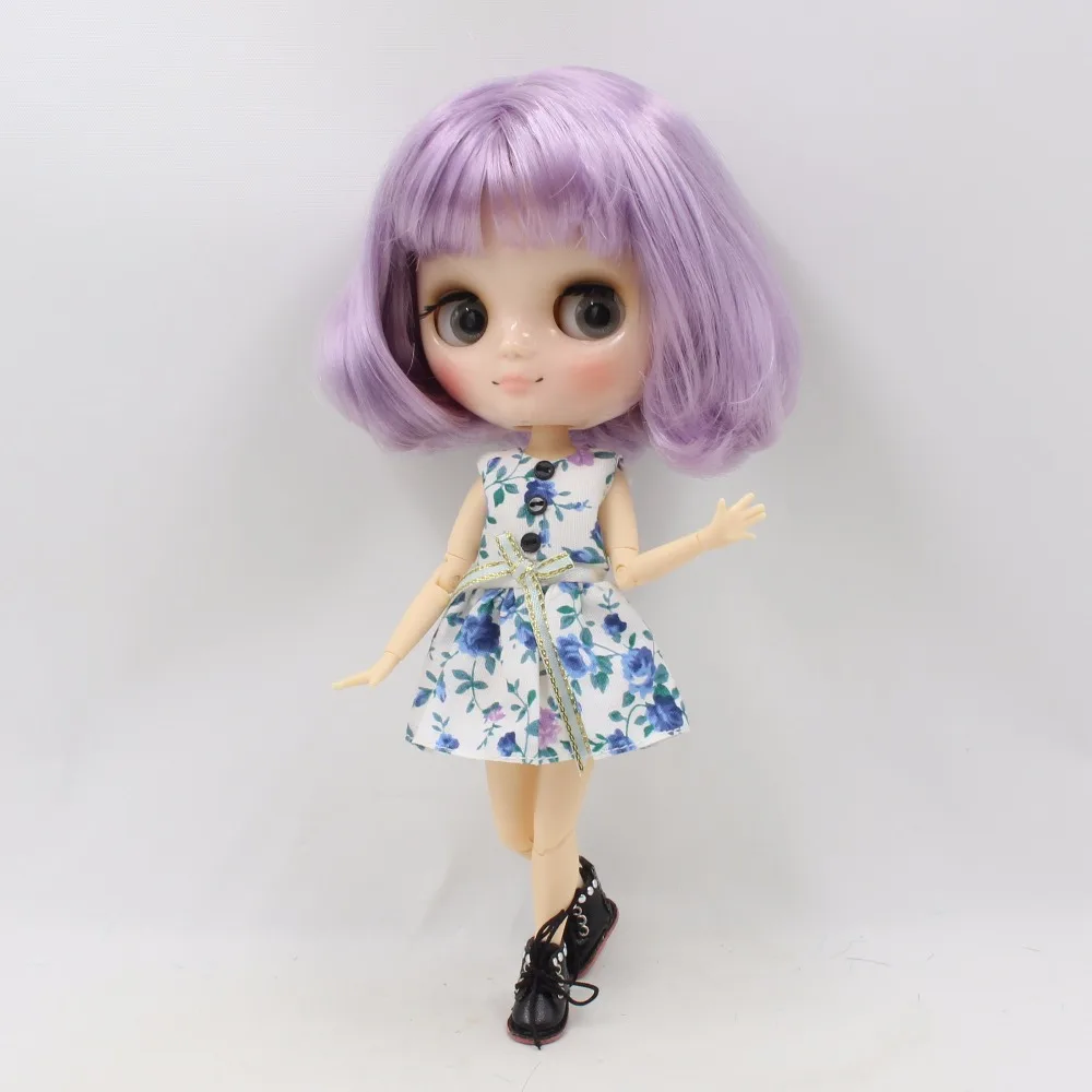 Middie Blythe Doll with Purple Hair, Tilting-Head & Custom Jointed Body 1