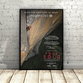 

National Geographic Free Solo movie Art Silk Poster Home Decor 12x18 24x36inch