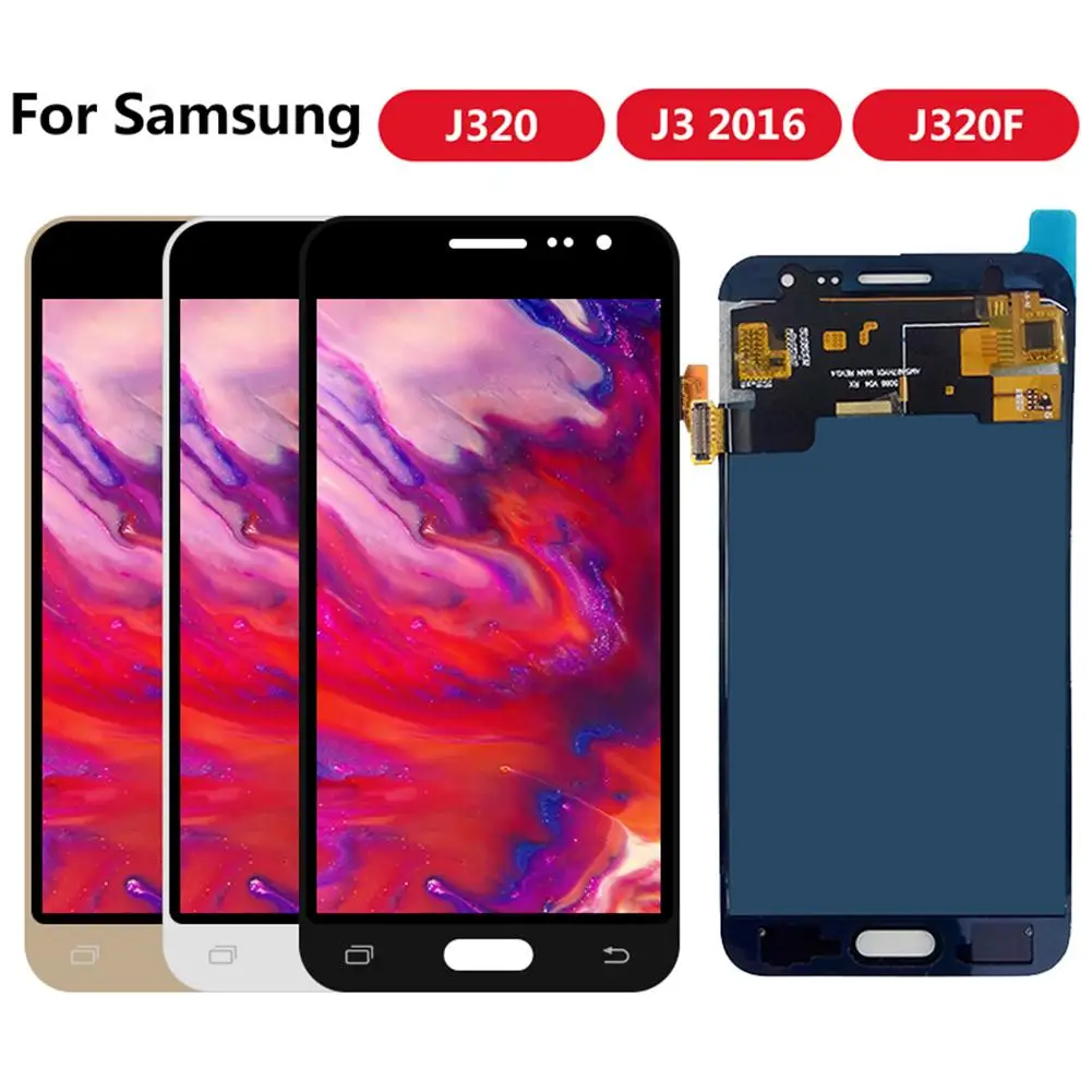 Сменный сенсорный ЖК-экран дигитайзер для samsung Galaxy J3 J320 J320F J320H