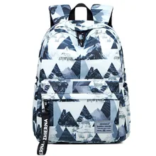 Стиль поколение жира рюкзак с принтом пейзажа Студенческая школьная сумка студенческий стиль простой рюкзак