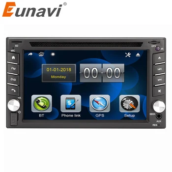 

Eunavi 2 din universal Car Multimedia Radio DVD Player GPS Navigation In dash Autoradio Stereo Head Unit automotivo touch screen