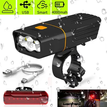 

Bicycle Light Waterproof USB Rechargeable Front LED Bike Lights Cycling Lamp Torch Handlebar Flashlight Bike Accessories
