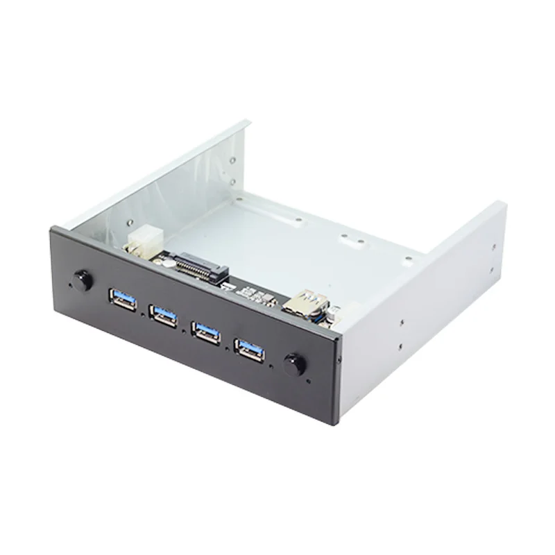 Два переключателя и USB 3 0 концентратор 4 порта Передняя панель до 20Pin кабель для 5 25