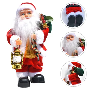 

1pc Delicate Cute Electric Christmas Santa Clause Doll Santa Doll for Party