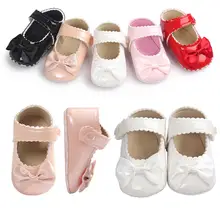 Дешевая распродажа; детская обувь с бантом для малышей; Светоотражающая обувь принцессы; нескользящая обувь с мягкой подошвой для малышей; товары для младенцев