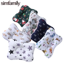 [simfamily]Baby Nursing Pillow Infant Newborn Sleep Support Concave Cartoon Pillow Printed Shaping Cushion Prevent Flat Head