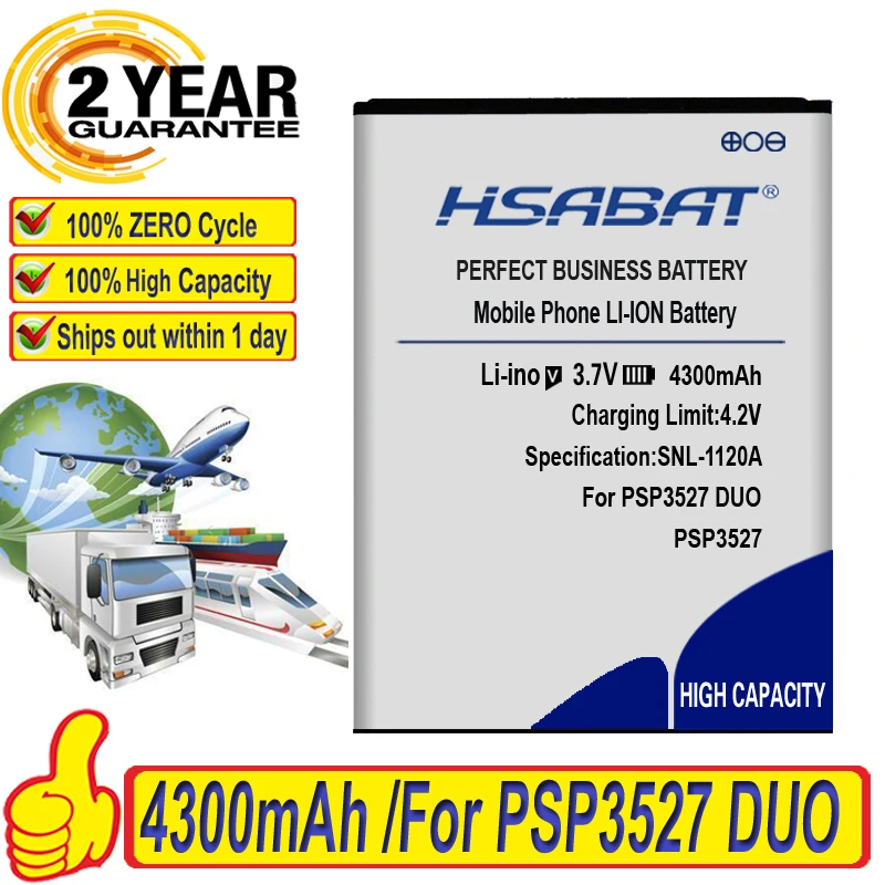 Аккумулятор PSP3527 DUO PSP3507 4300 мАч для Prestigio Wize N3 PSP3507DUO PSP3527DUO PSP5502 Muze A5|Аккумуляторы