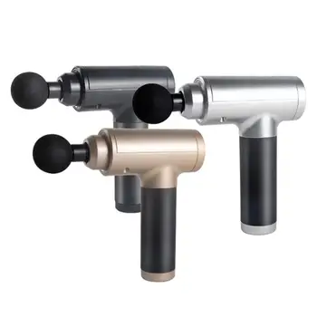 

Muscle Massage Gun Deep Tissue Massager Therapy Gun Sport Massage Machine Relax Body Slimming Pain Relief 4 Heads With Bag