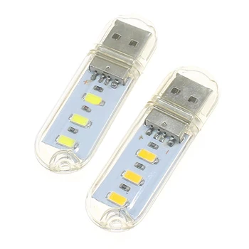 

Mini LED Night Light Mini USB 3LED U-disk USB Computer Keyboard Table Lamp