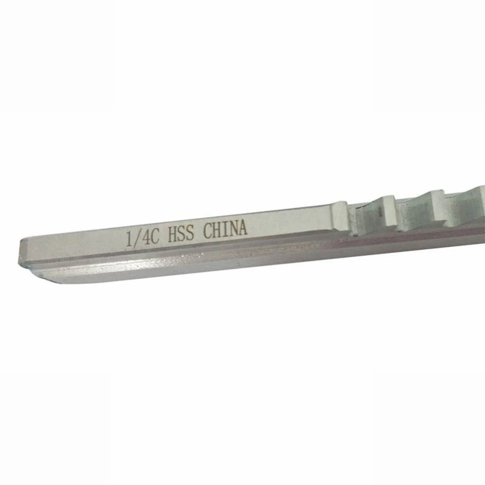 High speed steel HSS Cutting Tool 1/8 A Push Type Keyway Broach Inch Size for CNC Broaching machine Metalworking keyway broach tools