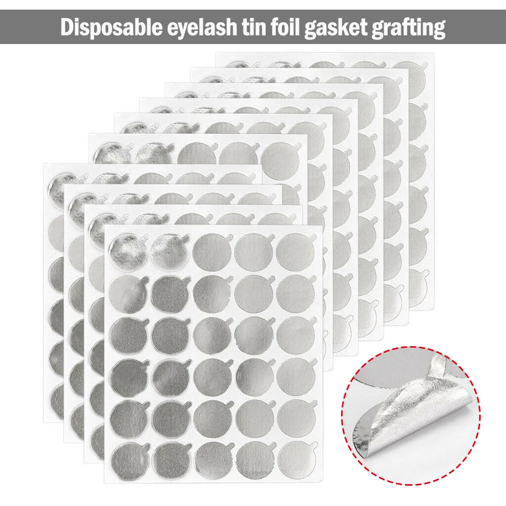 

10 sheet Disposable Sticker Pallet Eyelash Glue Holder Paper Eyelash Extension Pads Sticker Stand on Lash Supplies 2.1cm