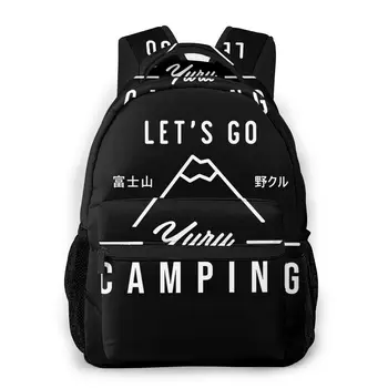 

Laid Back Camp School Bags Let's Go Yuru Camping Beautiful backpack for Men Women