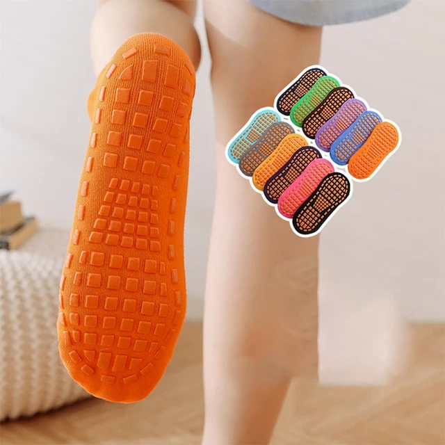 Calcetines Antideslizantes De Silicona Para Mujer, Medias Deportivas  Cálidas Para Pilates, Baile, Gimnasio, Yoga, Otoño E Invierno - Calcetines  Deportivos - AliExpress