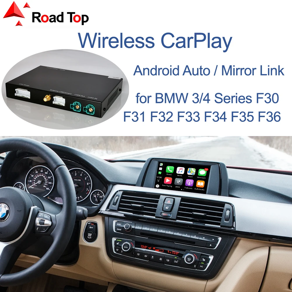 Беспроводная автоигра CarPlay для BMW 3 4 серии F30 F31 F32 F33 F34 F35 F36 2011 2016 с функцией AirPlay Mirror