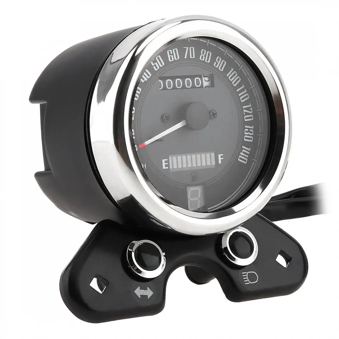 

Multifunctional Retro Motorcycle Speedometer with USB Interface and LED Signal Lights Fit for Motorcycle CG125 GN125