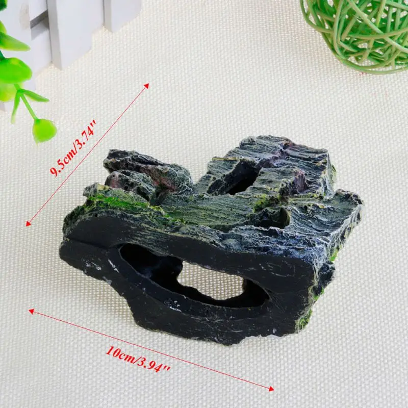 Aquarium Rockery Mountain View Rock Cave Stone Tree Fish Tank Ornament Decoration aquarium accessories