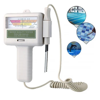 

Swimming Pool Water Quality Tester PH Meter Chlorine Tester Water Detector Aquarium Pool Portable Digital Analytical Instruments