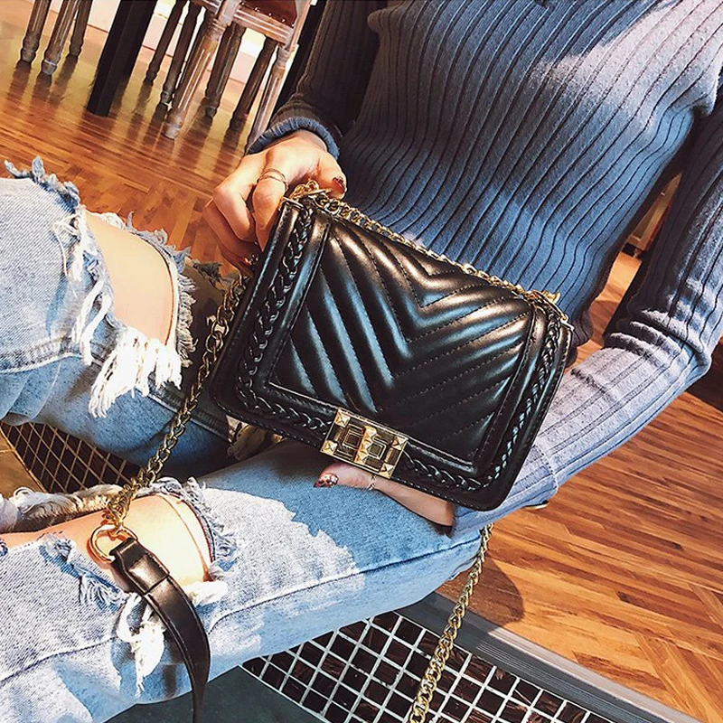 Сумка для женщин роскошная модная сумка с цепочкой молодых девушек 2020 сумки на