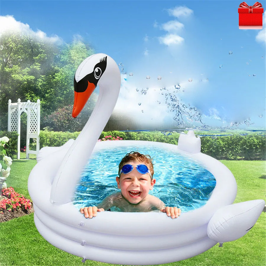 Детский Надувной белый бассейн из ПВХ для детей Piscina Zwembad Piscine Gonflable Opblaasbaar Bouee Float