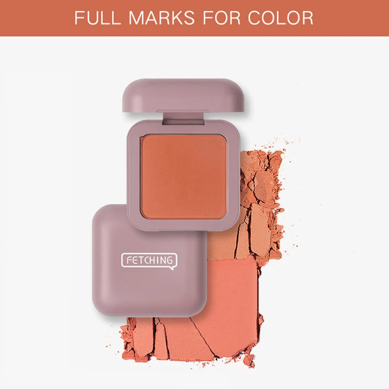 Минеральные Румяна для лица основа макияжа 6 цветов долговечные натуральные