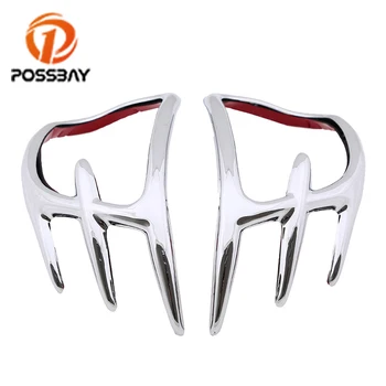 

POSSBAY Motorcycle Turn Signal Light Decoration Trim Cover for Honda Goldwing GL1800 2001 2002 2003 2004 2005 2006 2007-2011