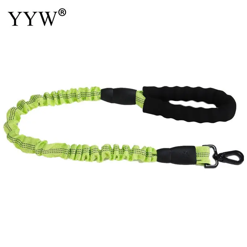 Dog Collar Leash Harness Lead Collar For Dog Tape Polyester Rope Adjustable Training Walking Dog Products Pet Supplies Leashes - Цвет: green 750x25mm