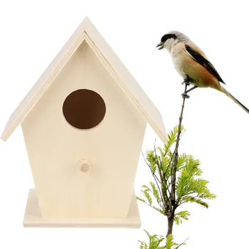 

20# Nest Dox Nest House Bird House Bird House Bird Box Bird Box Wooden Box birdcage Garden Decoration