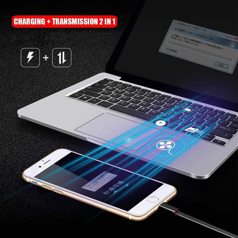 Repairable USB кабель для синхронизации данных и быстрой зарядки прокол шнур VDX99