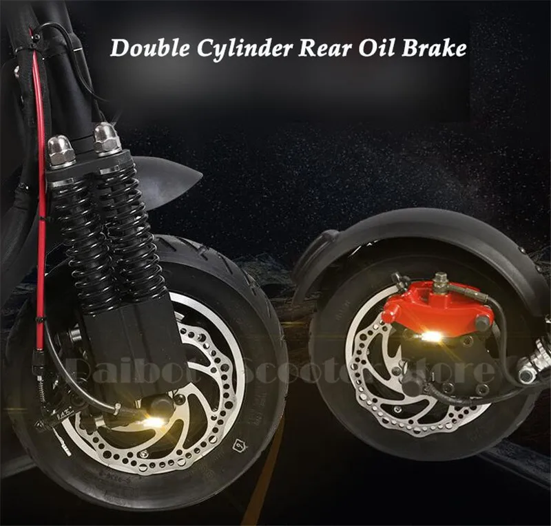 10'' Powerful Electric Scooter Electric Scooters Double Drive 2000W 52V Adult Two Wheels Electric Scooter (3)