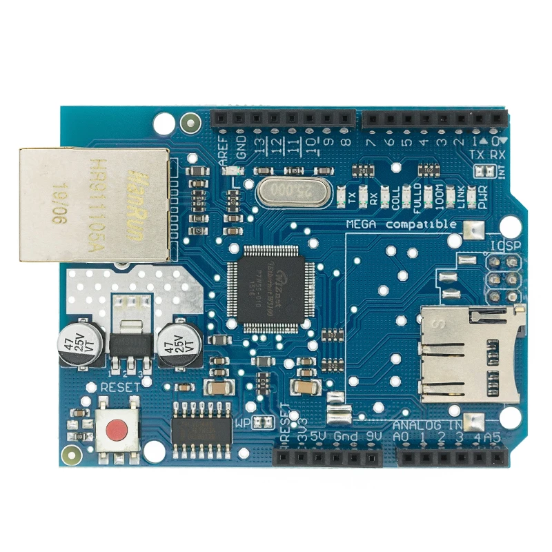 Экран Ethernet экран W5100 R3 UNO Mega 2560 1280 328 UNR макетная плата для arduino|Интегральные схемы| |