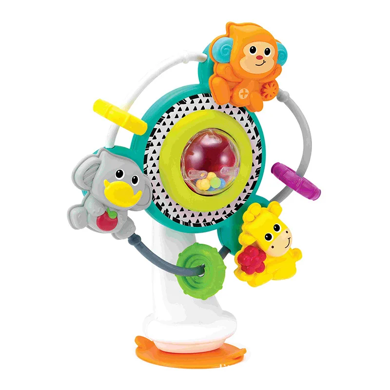 

Infantino America Baby Tino Baby Interactive Toy Sense of Touch Rotating Sucker Toy Mini Ferris Wheel
