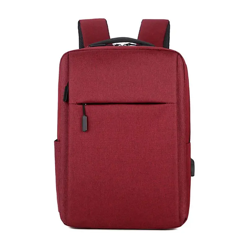 Anti-theft waterproof laptop backpack USB charging travel backpack unisex Notebook Bag Portable backpack - Цвет: R