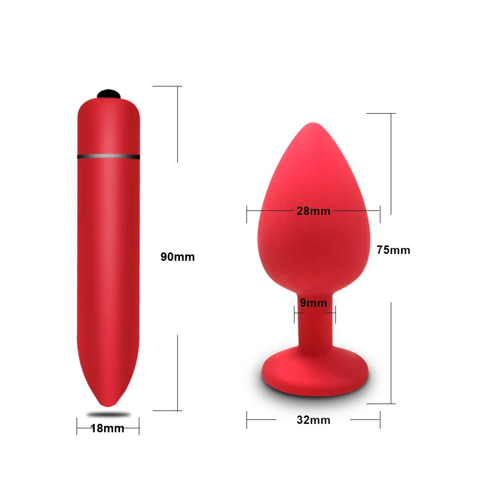 Masseur de Prostate Anal en Silicone pour débutant, produit Gay, Mini vibrateur à balle érotique, jouets sexuels pour femmes et hommes adultes_voghion.com