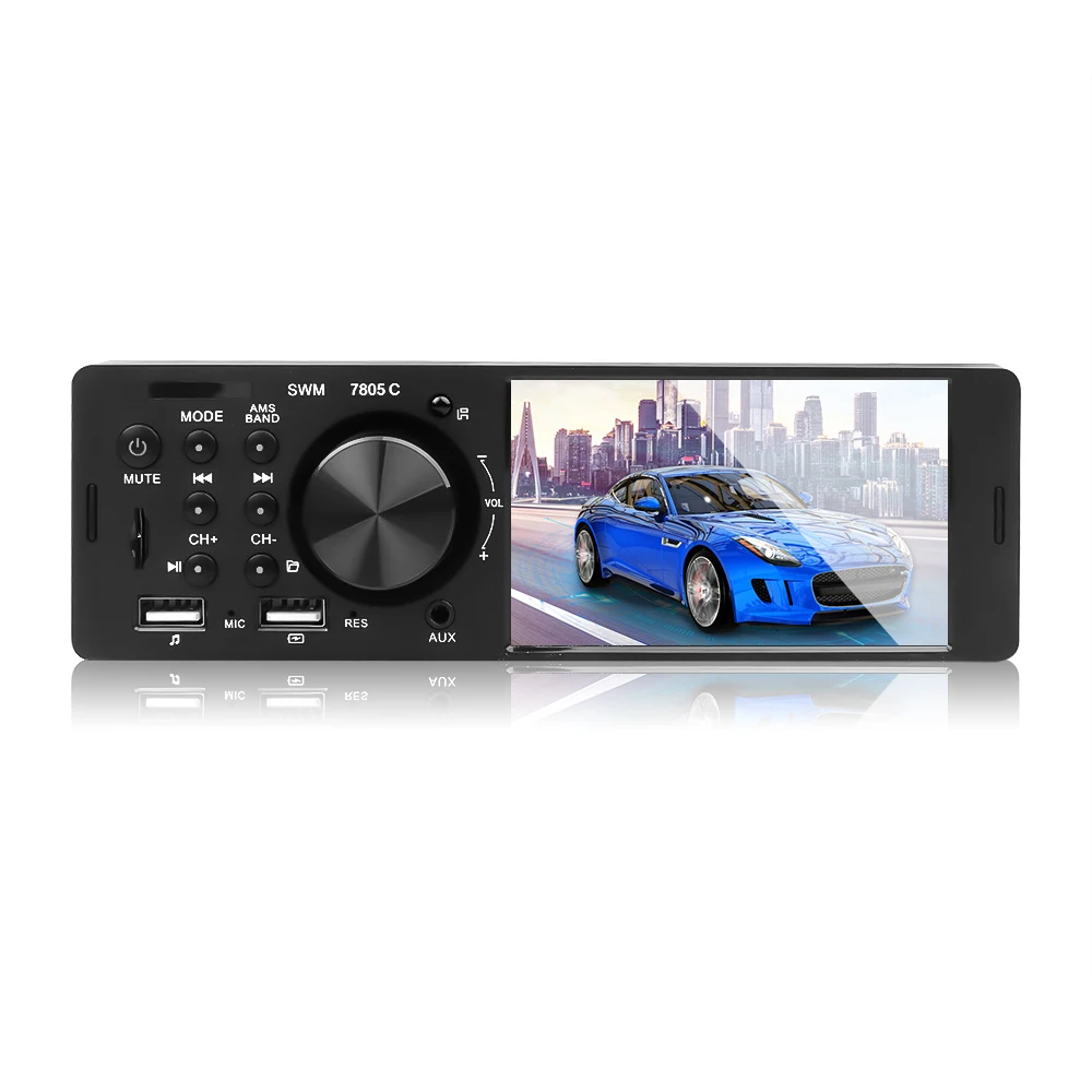 Bluetooth 4,0 мультимедиа авторадио FM Aux для автомобиля радио задняя камера MP5 стерео аудио 4,1 дюймов HD сенсорный экран MP3 музыкальный плеер
