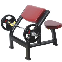 

Commercial Professional Gym Equipment plate loaded preacher curl bench