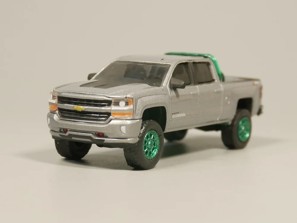 Greenlight 1: 64 2018 Chevrolet Silverado литая модель автомобиля GL100B |