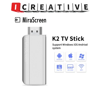 

Mirascreen K2 Wireless display TV stick 1080P HD 2.4G Wifi Wireless TV Dongle Miracast Airplay DLNA Mirroring media player