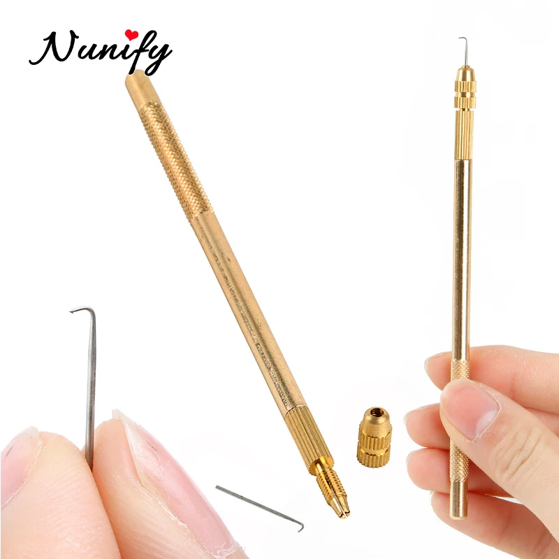 Ventilating Needle For wig making Detachable Metal Wig Making Repair Needles For Wig Making Hair extention tools hair extensions tool lace wig needles wig making t pins
