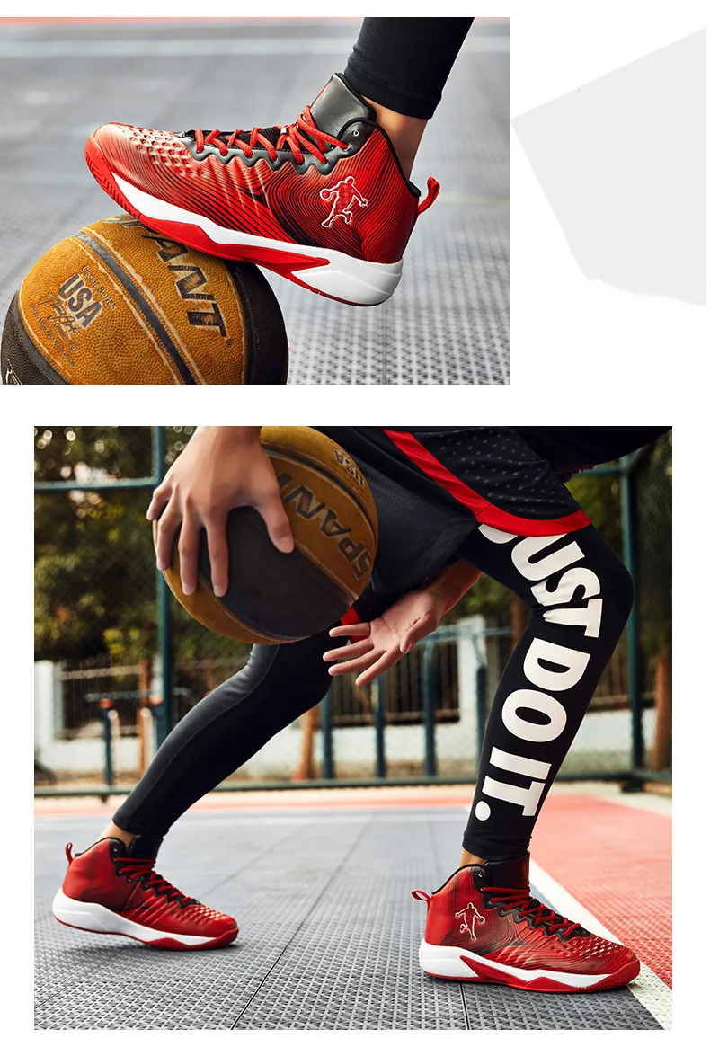 BOUSSAC Баскетбольная обувь; Uptempo Jordan; дышащая обувь; нескользящие спортивные кроссовки; уличная Баскетбольная обувь; кроссовки для мужчин