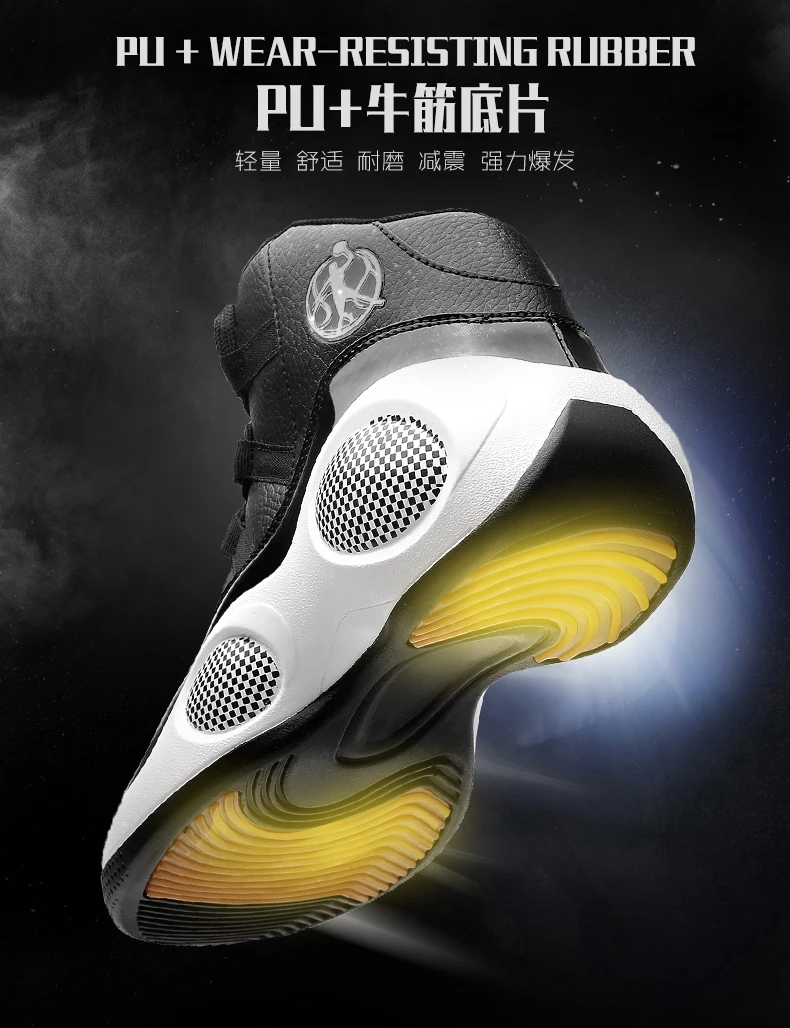 New Trend Men Basketball Shoes Sneakers Men Fitness Gym Sport Shoes Ankle Boots High Quality Male Jordan Shoes Basket Femme