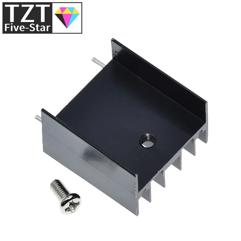 1/5 stücke Kühlkörper 25x24x16mm Kühler Kühler Kühler Aluminium 25*24*16mm Kühlkörper Metall Schlitzen Für Kühlung Chip 25mm x 24mm x 16mm – Detail 7