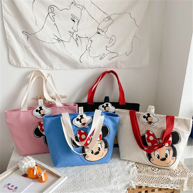 Disney Mickey Mouse Bag Shoulder Cartoon Lady Tote Large Capacity