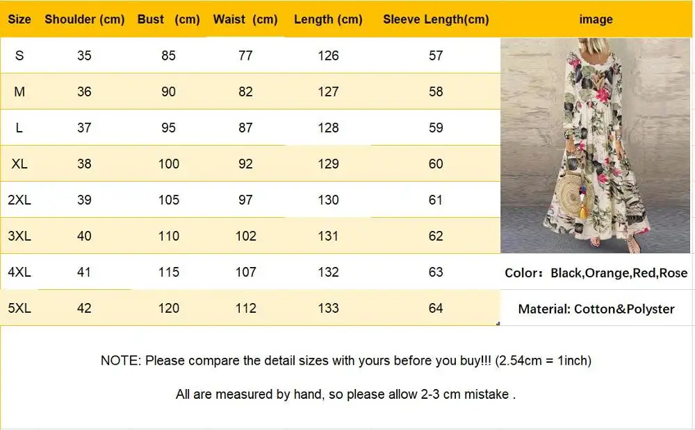 Женское винтажное платье с цветочным принтом Осеннее Повседневное длинным