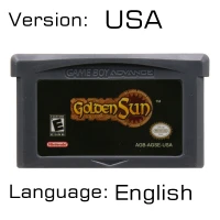 Golden Sun USA 32 бит видеоигры картридж Консоли Карты для nintendo GBA золотое солнце потерянный возраст - Цвет: Golden Sun USA