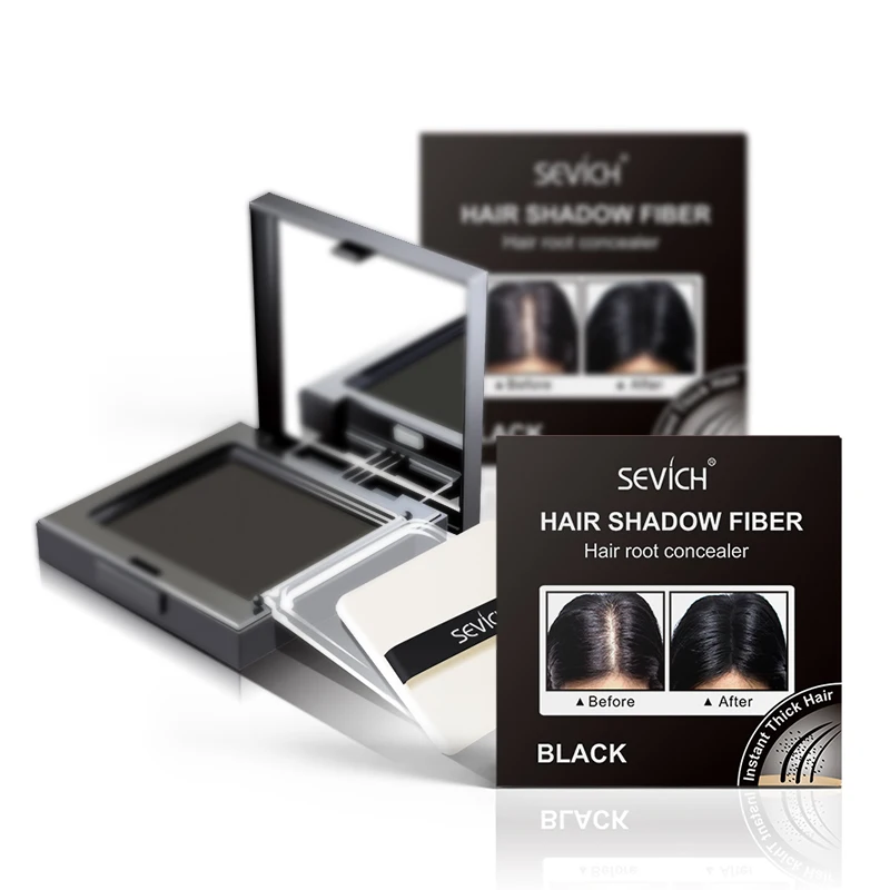 Hair Building Powder Coloring Product Waterproof Hairline Powder 3 Colors 12g