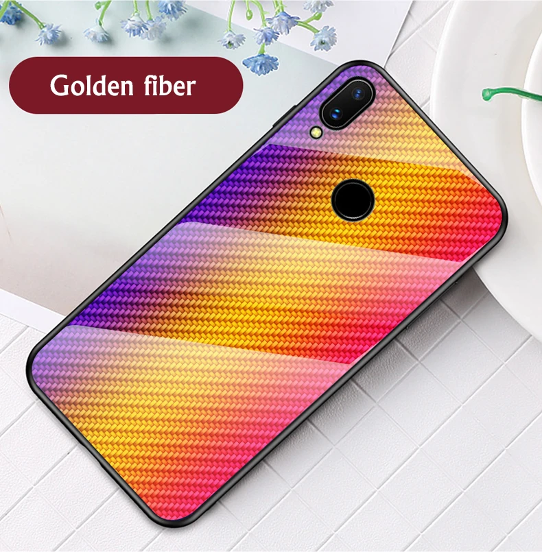Роскошный чехол из углеродного волокна для Xiaomi 8 9 SE F1 5X 6X Redmi Note 4 4X6 6A 7 7A 8 Pro, Модный чехол из закаленного стекла