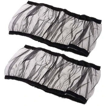 

Bird Cage Cover 2 Pieces Parrot Cage Nylon Mesh Skirt Bird Cage Accessories Black